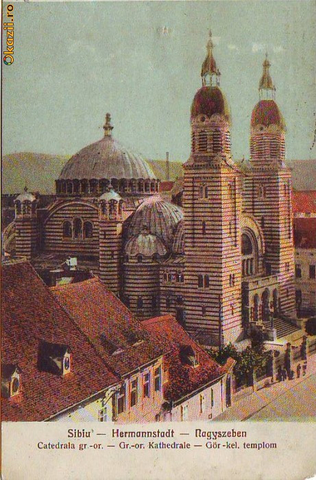 Bo120 Sibiu Catedrala circulata 1928