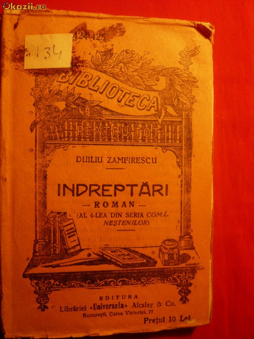 D.Zamfirescu - Indreptari - BPT nr. 424-425 -Ed. Interbelica