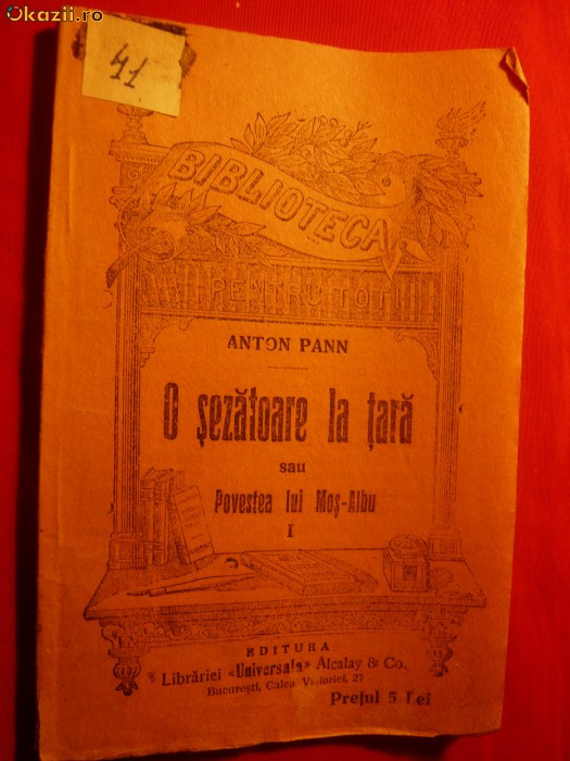 Anton Pann - O sezatoare la tara - BPT nr. 93 - Ed. interbelica