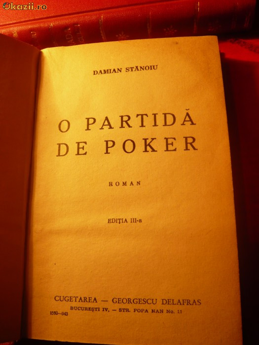 DAMIAN STANOIU -O PARTIDA DE POKER - 1943