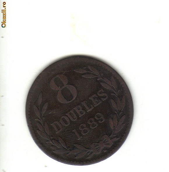 bnk mnd Guernsey 8 doubles 1889