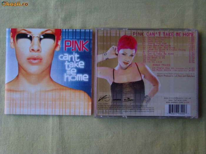 PINK - Can&#039;t Take Me Home - C D Original ca NOU