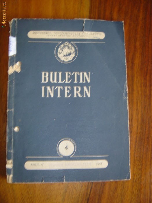 1734 Buletin Intern Min.Invatamantului si Culturii nr.4/1957 1734 Buletin Intern Min.Invatamantului si Culturii nr.4/1957