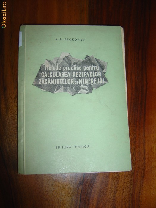 1785Prokotiev Metode pentru calcularea rezervelor de minereuri 1785Prokotiev Metode pentru calcularea rezervelor de minereuri
