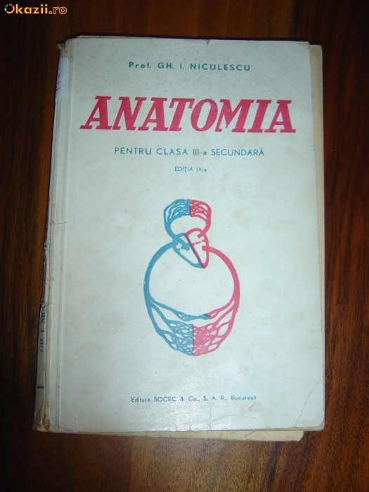 1794 Gh.Niculescu Anatomia Cls A III a Secundara, Manual 1794 Gh.Niculescu Anatomia Cls A III a Secundara, Manual