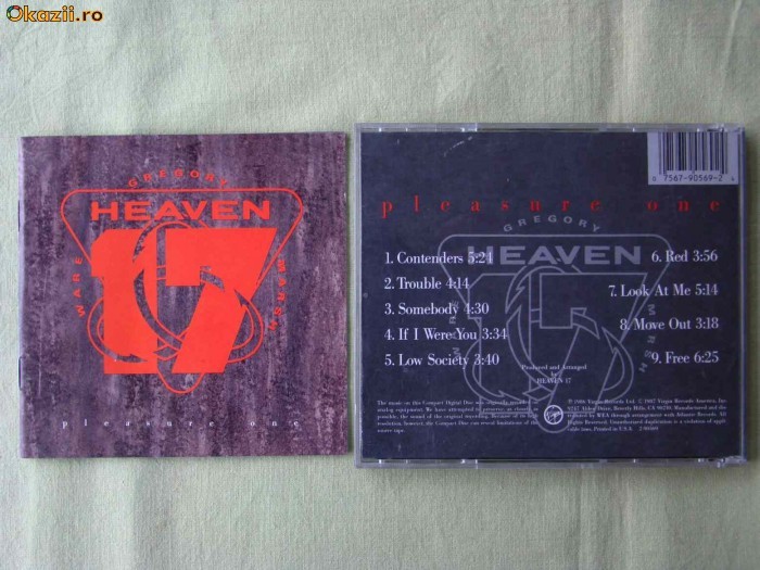 HEAVEN 17 - Pleasure One - C D Original ca NOU HEAVEN 17 - Pleasure One - C D Original ca NOU