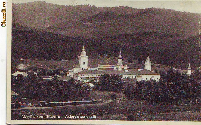 B8029 Manastirea Neamtu Vedere generala necirculata B8029 Manastirea Neamtu Vedere generala necirculata