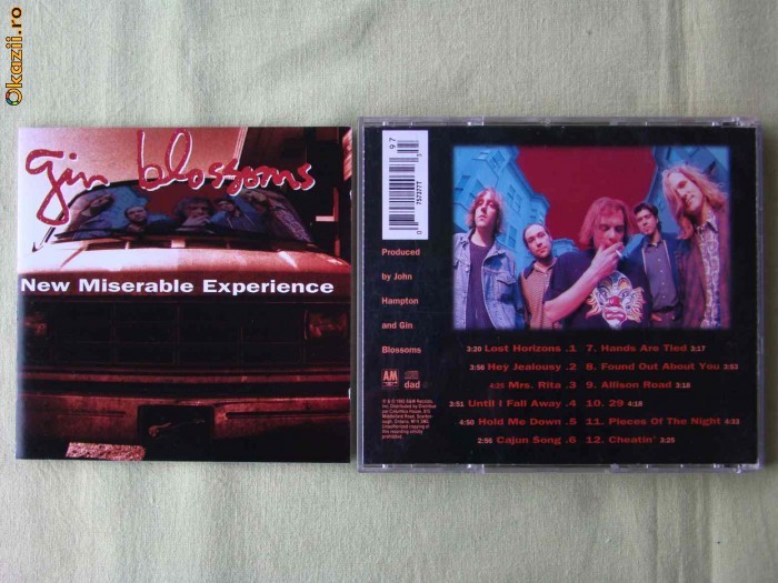 GIN BLOSSOMS - New Miserable Experience - C D Original ca NOU GIN BLOSSOMS - New Miserable Experience - C D Original ca NOU