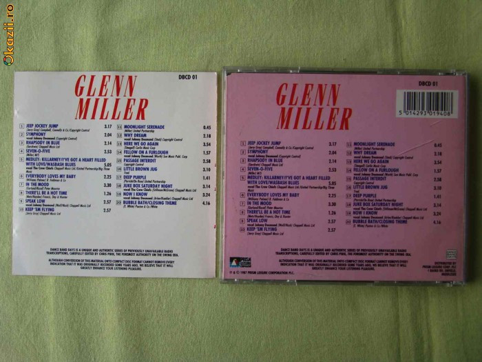 GLENN MILLER - The Legend - C D Original ca NOU