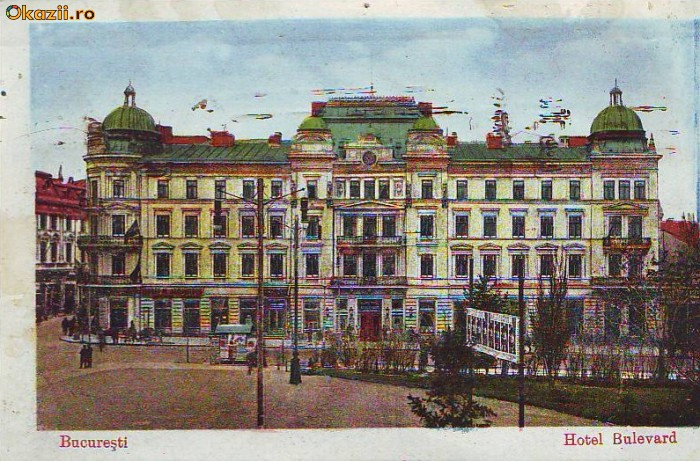 B153 Bucuresti Hotel Bulevard circulata1924