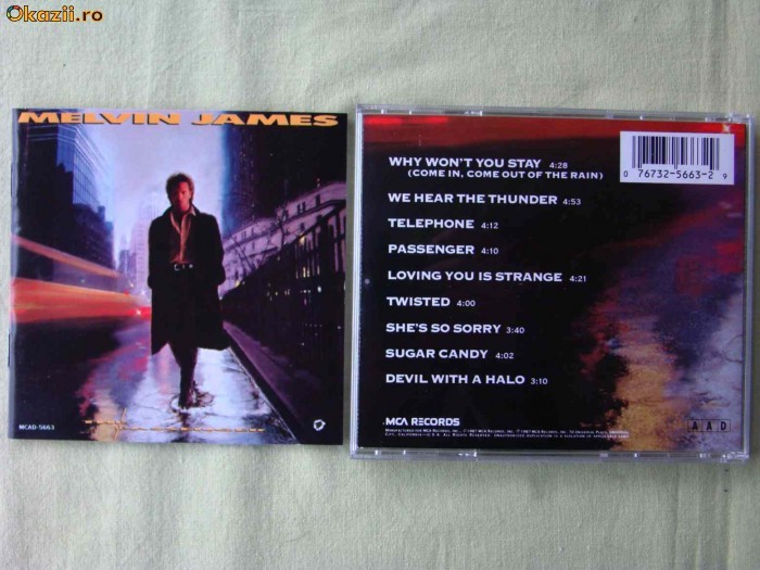MELVIN JAMES - The Passenger - C D Original ca NOU