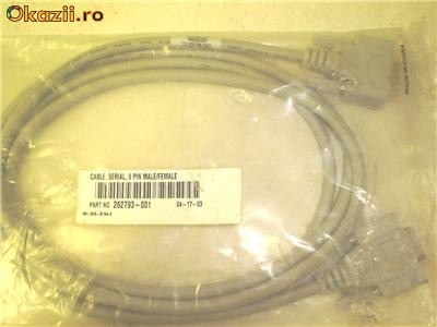 Cablu serial Compaq 9-pini pentru Switch KVM 128558-001 Cablu serial Compaq 9-pini pentru Switch KVM 128558-001