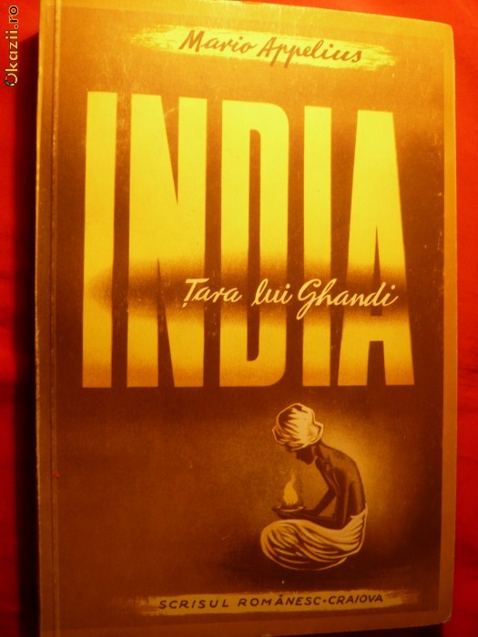 INDIA-TARA LUI GHANDI -deMARIO APPELIUS cca 1940