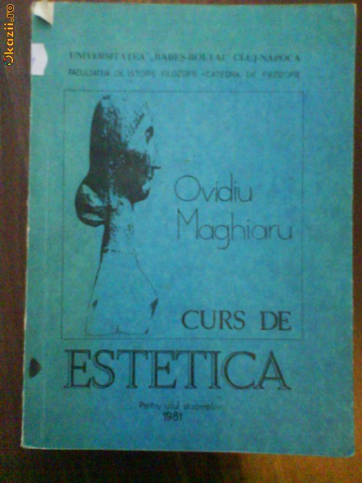 2094 UBB Curs de estetica, Ovidiu Maghiaru