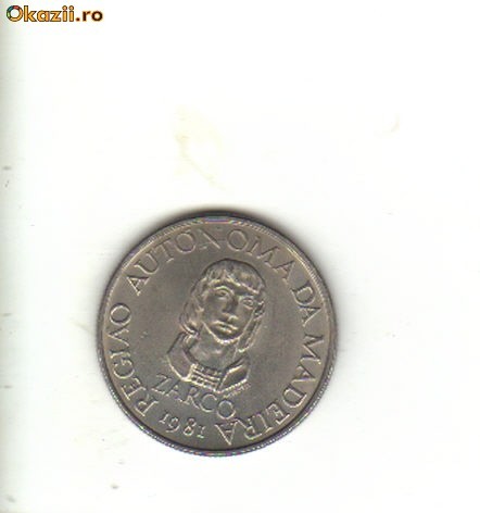 bnk mnd Madeira 25 escudos 1981 , Zarco bnk mnd Madeira 25 escudos 1981 , Zarco