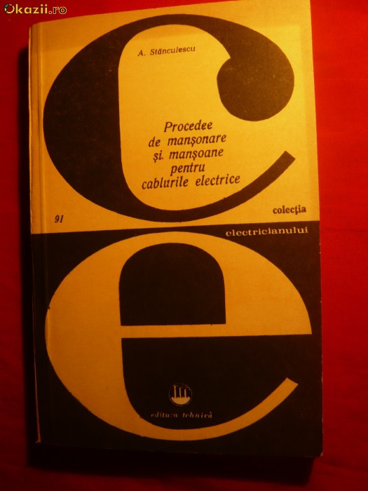 A.Stanculescu- Proc. de Mansonare - Cabluri Electrice