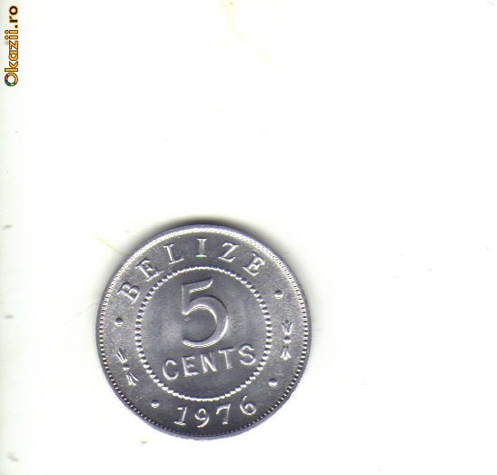 bnk mnd Belize 5 centi 1976 unc bnk mnd Belize 5 centi 1976 unc