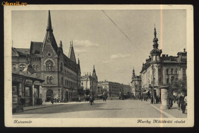 Cluj , str. Horty Miklos , al doilea razboi mondial , necirculata