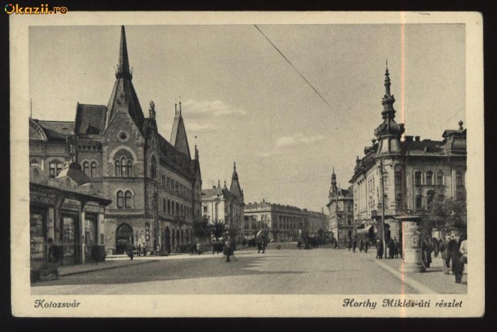 Cluj , str. Horty Miklos , al doilea razboi mondial , necirculata Cluj , str. Horty Miklos , al doilea razboi mondial , necirculata