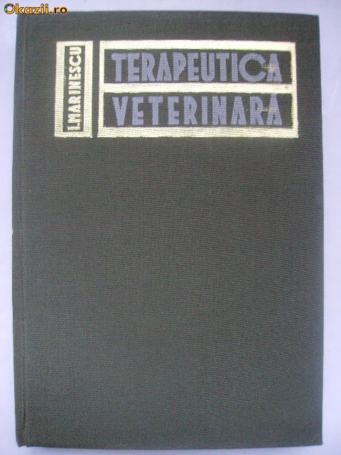 I. Marinescu - Terapeutica veterinara