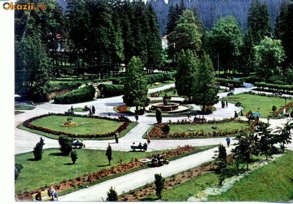 CP84-09 -Borsec -Parcul Central -circulata 1971 CP84-09 -Borsec -Parcul Central -circulata 1971