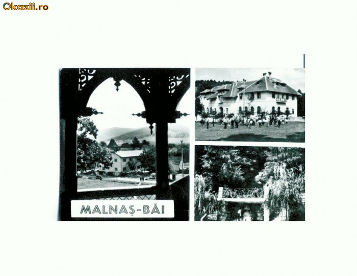 CP114-13 -Vederi din Malnas Bai judetul Covasna -circulata 1970