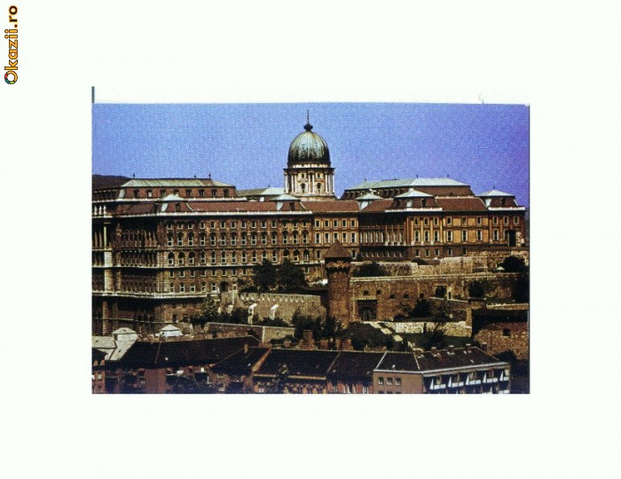 CP179-89 Budapest. Budai var (Ungaria) -necirculata