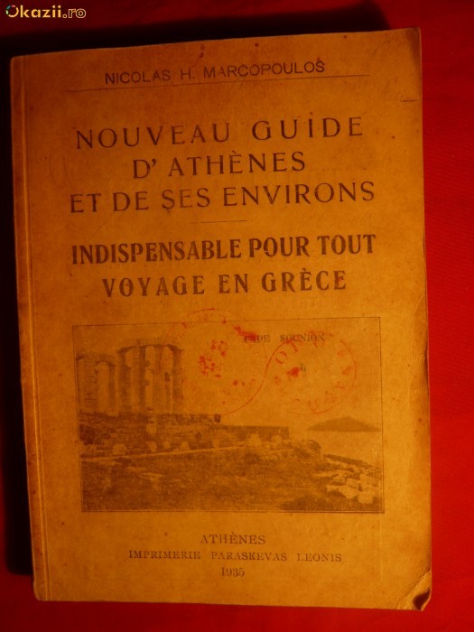 GHIDUL ATENEI si Imprejurimi- 1935 - In limba franceza