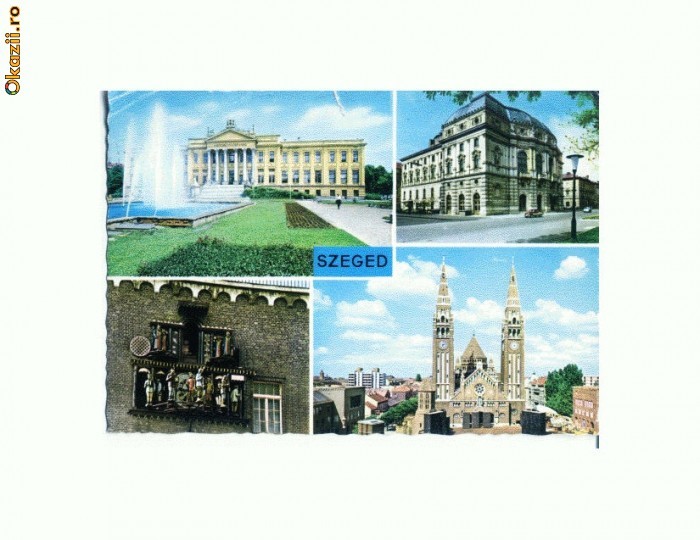 CP180-39 Szeged -(Ungaria)-circulata 1970