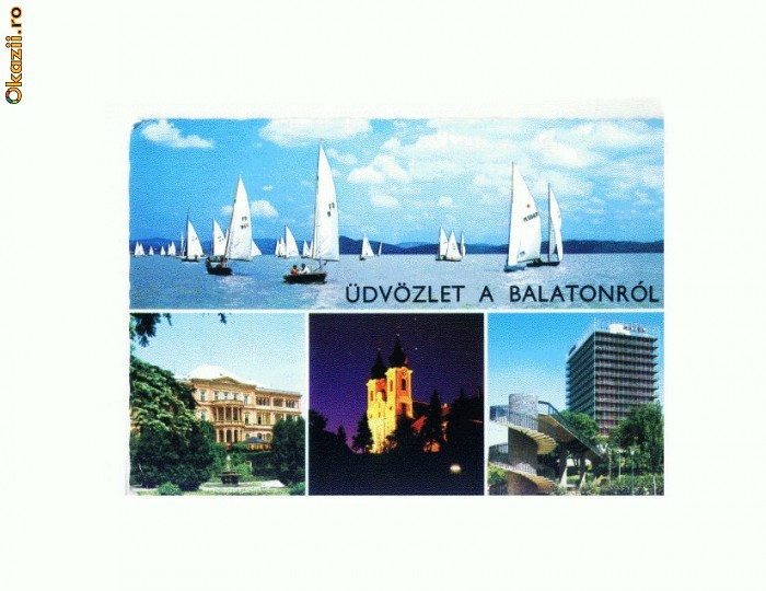 CP180-84 Udvozlet a Balatonrol(Ungaia)-circulata 1977 ? CP180-84 Udvozlet a Balatonrol(Ungaia)-circulata 1977 ?