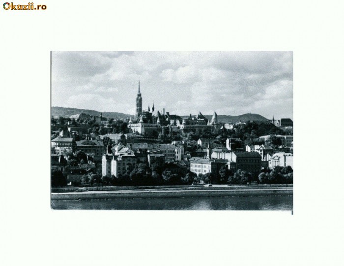 CP181-85 Budapest. Budai Latkep(Ungaria)-circulata 1973