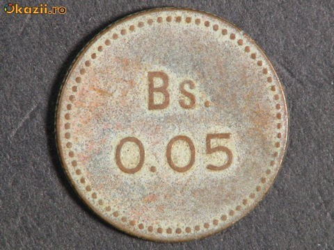 bnk mnd Isla de Providencia ( Insula Providentei ) 0.05 bolivar 1939