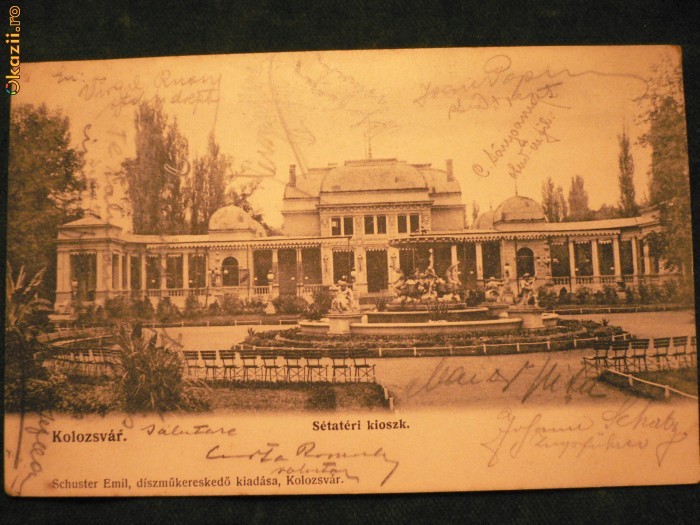 CLUJ - PAVILIONUL DIN PARC LA 1905 CLUJ - PAVILIONUL DIN PARC LA 1905