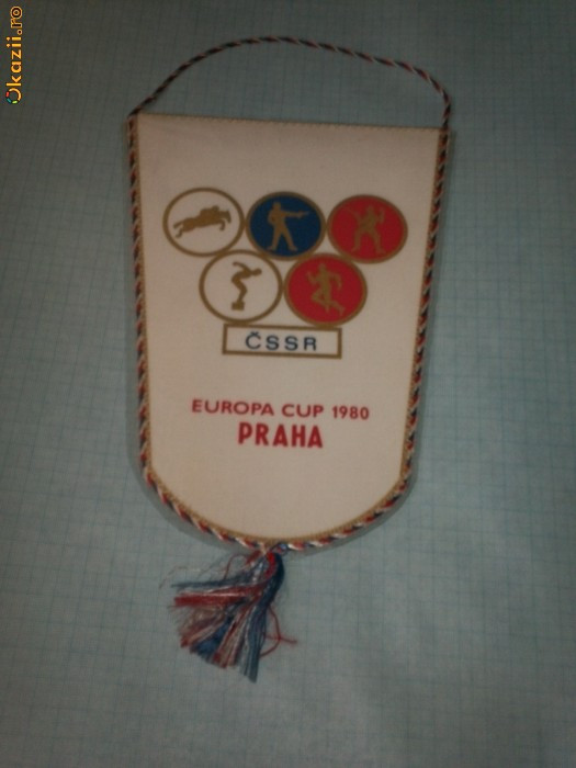 183 Fanion - EUROPA CUP 1980 PRAHA (PENTATLON)