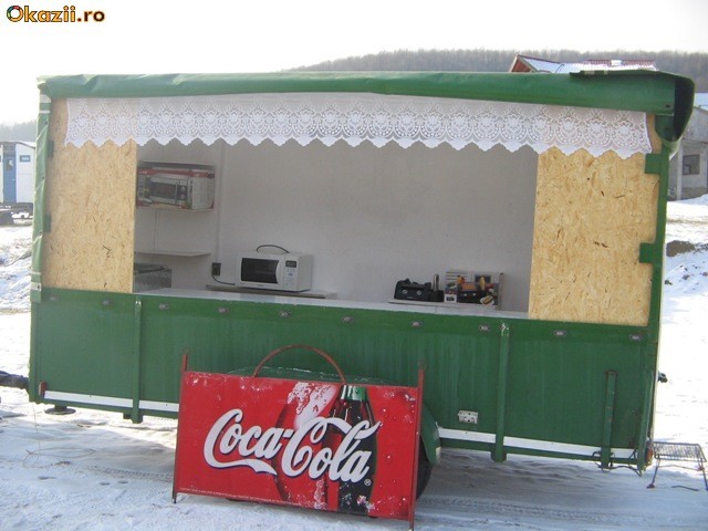 Rulota comerciala, fast food ,dublu ax-AFACERE PE ROTI foto mare Rulota comerciala, fast food ,dublu ax-AFACERE PE ROTI foto mare