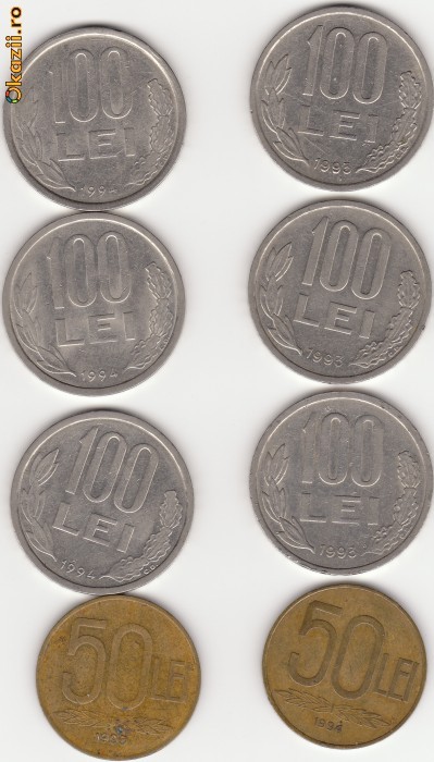 LOT 8 MONEDE 1993-1994 - MKB 020