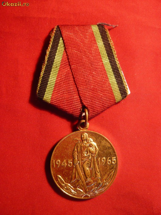 Medalie -20 Ani -Victoria contra Fascismului ,URSS 1965