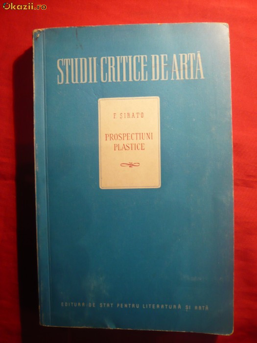 F.SIRATO - PROSPECTIUNI PLASTICE -Prima Ed. 1957