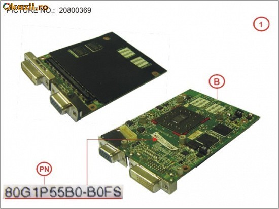 Vand placa video externa laptop Fujitsu Siemens 80G1P55B0-B0FS foto mare Vand placa video externa laptop Fujitsu Siemens 80G1P55B0-B0FS foto mare