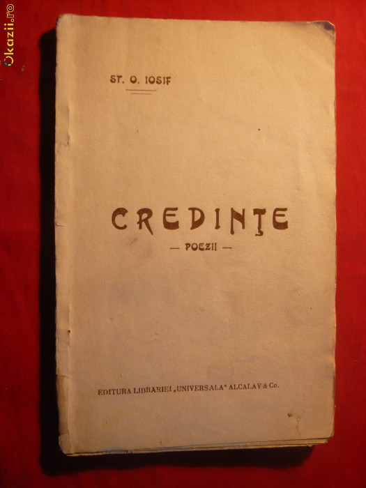ST.O.IOSIF - CREDINTE - ED. 1927