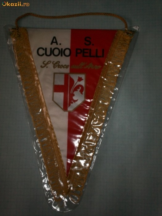 298 Fanion A.S. Cuoio Pelli -S.Croce sull`Arro (fotbal -Italia)