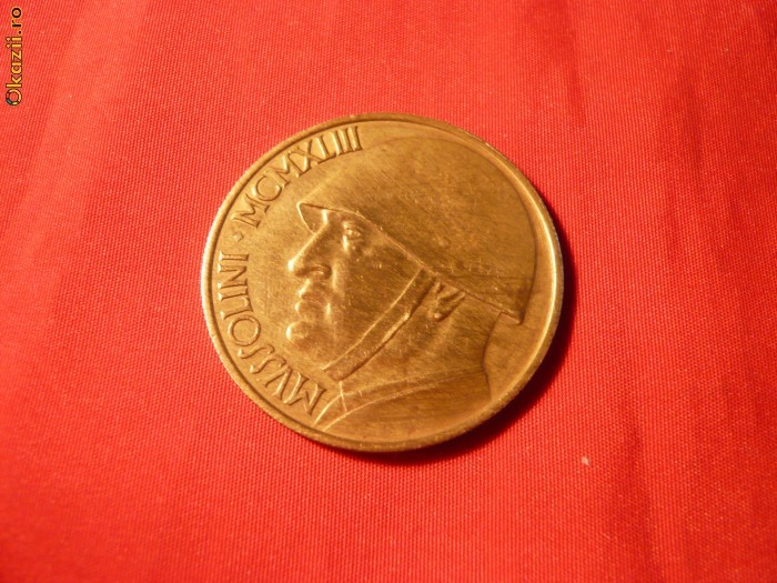 MEDALIE MUSSOLINI ,bronz , cal.F.Buna, d= 3,5 cm