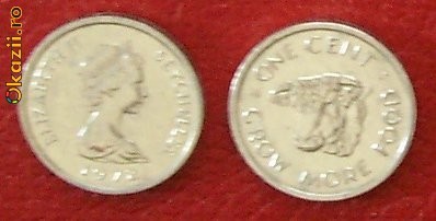 Seychelles islands 1 cent UNC Seychelles islands 1 cent UNC