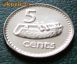 Fiji 5 cent 1998 UNC Fiji 5 cent 1998 UNC