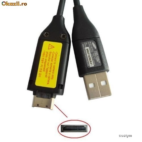 Cablu USB si incarcare pt camere Samsung SUC-C3, SUC-C7,SUC-C5 Cablu USB si incarcare pt camere Samsung SUC-C3, SUC-C7,SUC-C5