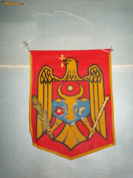 425 Fanion Stema Republica Moldova