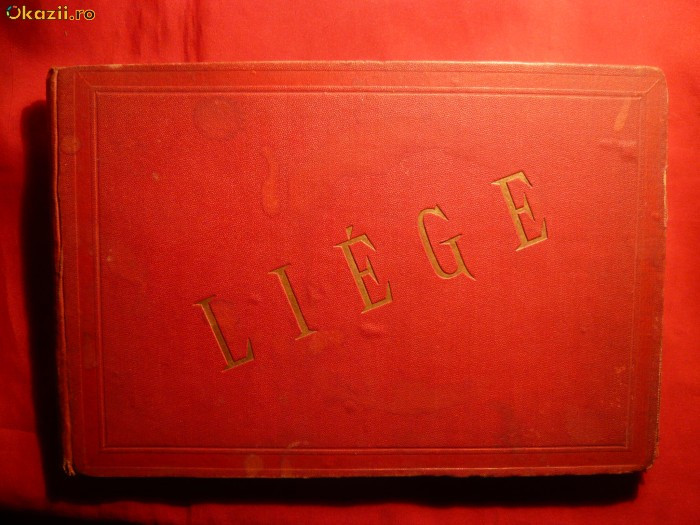 ALBUM FOTO - LIEGE - cca 1890 - Fotografii