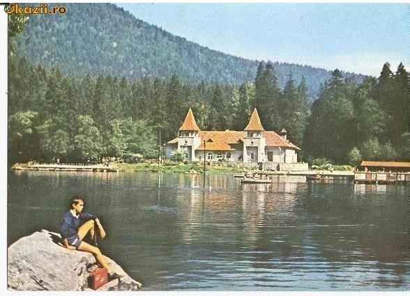 CP182-40 Baile Tusnad. Lacul Ciucas -circulata 1986