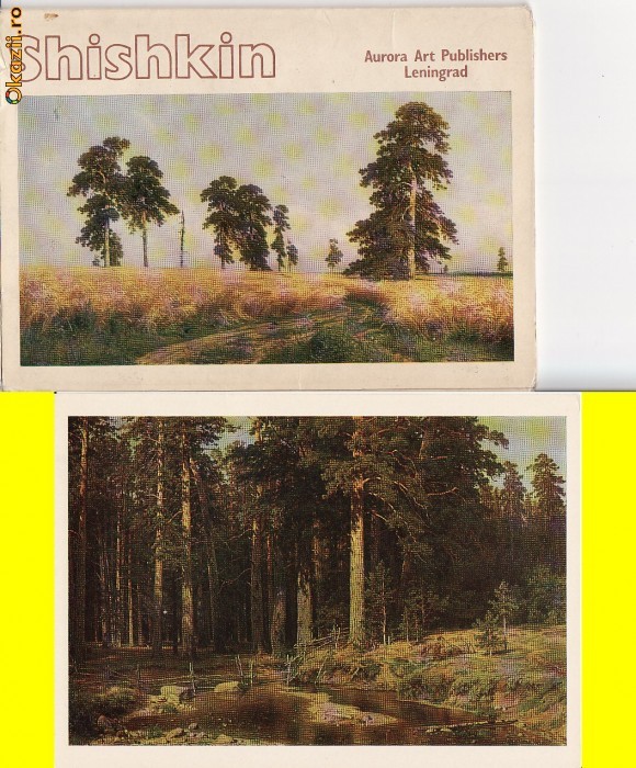 Set 14 vederi picturi peisaje Shishkin-URSS Set 14 vederi picturi peisaje Shishkin-URSS