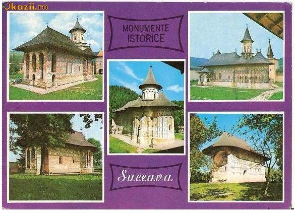 CP183-60 Monumente Istorice -Suceava -circulata 1971